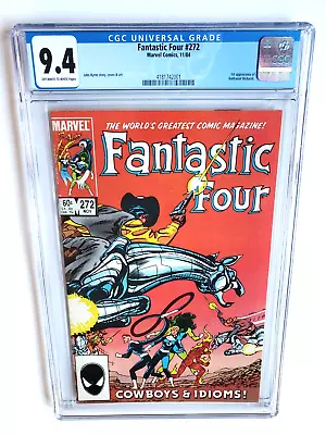 Buy Fantastic Four #272 Cgc 9.4   +1st Appearance Of Nathaniel Richards+ • 46.40£