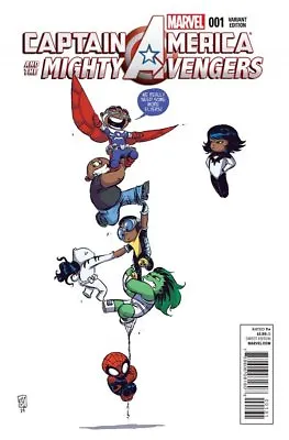 Buy Captain America And The Mighty Avengers #1 (2014) Young Variant Vf/nm Marvel • 5.95£