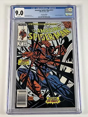 Buy Amazing Spider-Man #317 CGC 9.0 (1989) Newsstand | Marvel Comics • 47.65£