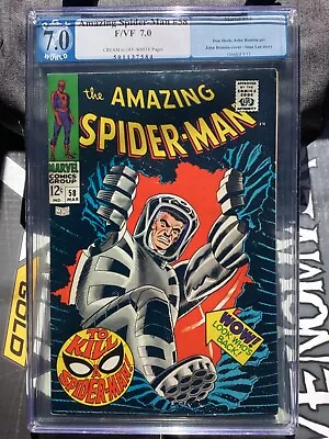Buy Amazing  Spider-man # 58 Pgx 7.0 “to Kill A  Spider-man  Romita Classic! • 104.07£