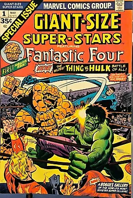 Buy GIANT-SIZE SUPER-STARS #1 Hulk Vs Thing Fantastic Four Marvel Comics 1974 • 39.51£