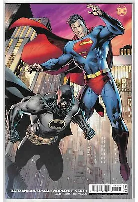 Buy Batman Superman Worlds Finest #1 Cover B Jim Lee Card Stock Variant • 4.49£