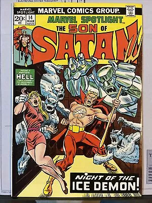 Buy Marvel Spotlight #14 On Son Of Satan (1974) 1st App Of Katherine Reynolds • 9.49£