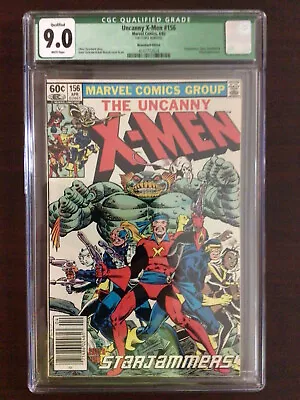 Buy CGC 9.0 QUALIFIED Uncanny X-Men 155 Starjammers Brood White Pages • 39.44£
