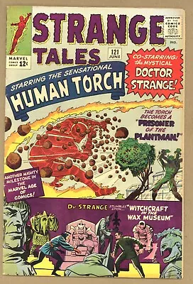 Buy Strange Tales 121 FN+ Kirby Cover FF Cameos Dr Strange Human Torch 1964 T618 • 36.77£