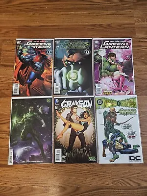 Buy Green Lantern 6 Book Comic Lot #10,12,20,6,13&110 1st Apps And DC UNIVERSE LOGO • 39.59£