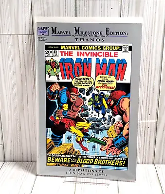 Buy The Invincible Iron Man Reprint #55 -1972 Marvel 1st Appearance Of Thanos • 25.62£