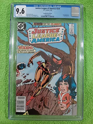 Buy JUSTICE LEAGUE OF AMERICA #234 CGC 9.6 Newsstand Canadian Price Variant V9093 • 83.14£