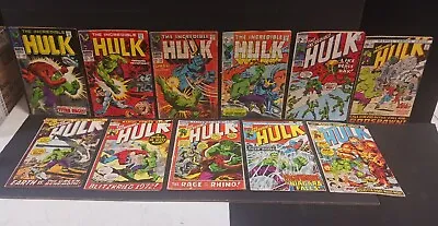 Buy Incredible Hulk #106-169 (x11) Incomplete Marvel Comics Lot  • 102.68£