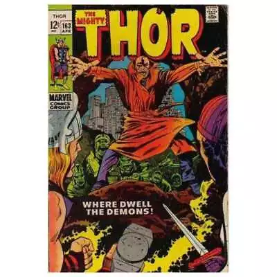 Buy Thor (1966 Series) #163 In Very Good Minus Condition. Marvel Comics [t/ • 11.30£