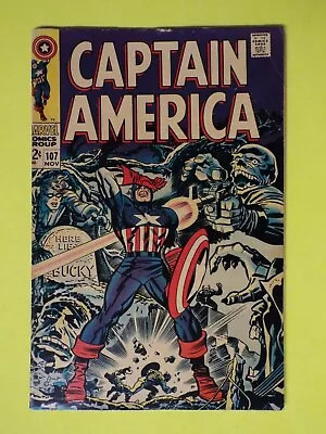 Buy Marvel Comics Captain America 107 1st Appearance Dr Faustus • 80£