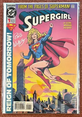 Buy Supergirl #1 1994 SIGNED BY BOB WIACEK Reign Of Tomorrow DC NCE COPY! Guice • 19.68£
