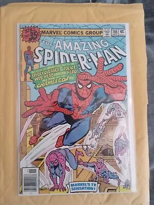 Buy Amazing Spider-Man #186 - 1978 - NM Excellent Condition - Newsstand US Import • 13.99£