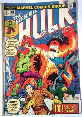Buy Incredible Hulk 166 Marvel 1973 • 7.99£