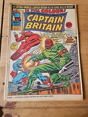Buy Captain Britain Vintage Comic Book Issue No. 18 • 15.49£