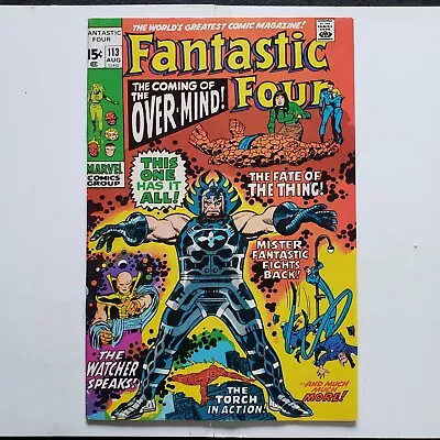 Buy Fantastic Four #113 Vol. 1 (1961) 1971 Marvel Comics First App Of The Overmind! • 36.19£