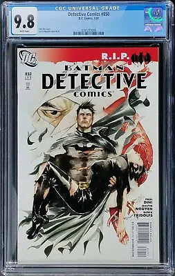 Buy Detective Comics 850 Cgc 9.8 2009 Dc Batman First Appearance Gotham City Sirens • 129.67£
