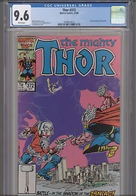 Buy Thor #372 CGC 9.6 1986 Marvel Comics • 59.59£