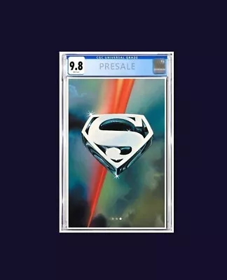 Buy Superman '78 #1 CGC 9.8 PREORDER Logo NYCC 2023 FOIL Virgin Variant Edition  • 102.93£