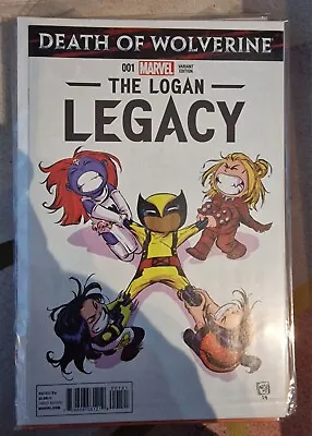 Buy Marvel Death Of Wolverine - The Logan Legacy No. 1 Skottie Young Cover • 7.50£