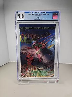 Buy Amazing Spider-Man 122 Facsimile Foil Variant CGC 9.8 Marvel Comics 2023 • 47.93£
