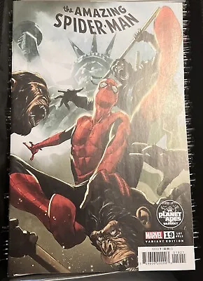 Buy Amazing Spider- Man #19 (2023) NM Marvel High Grade Vs Planet Of The Apes Cover • 7£