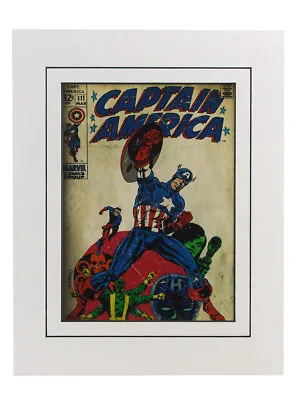 Buy Captain America #111 Cover Art Print Matted Jim Steranko Marvel Comics Avenger • 23.67£