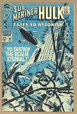 Buy Tales To Astonish 98 (VG+) Roy Thomas, Stan Lee, Dan Adkins 1967 Marvel U505 • 16.79£
