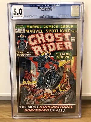 Buy Marvel Spotlight 5 - CGC 5.0 OW/W, Marvel Bronze Age 1st Ghost Rider • 1,099£