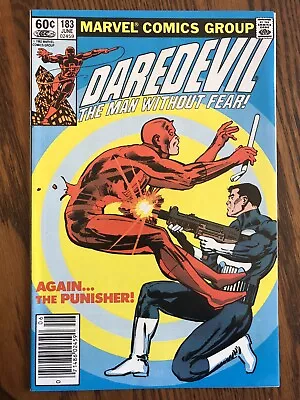 Buy Daredevil #183 Very Good Condition Newsstand 1st DD Punisher VF/Near Mint 9.0 • 19.98£