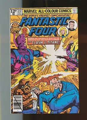 Buy Fantastic Four No. 212 Galactus US Marvel Comics Vfn+ • 9.59£