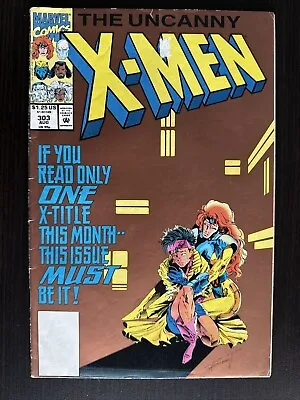 Buy Uncanny X-Men #303, VG 4.0, Gold Pressman Variant; Jubilee; Storm, Bishop • 9.99£