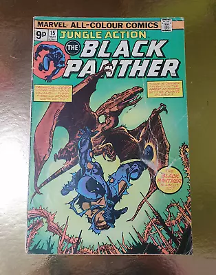 Buy Jungle Action Feat: Black Panther #15 Vol 1 May 1975 Bronze Age Marvel📖 FN 6.0 • 3.99£