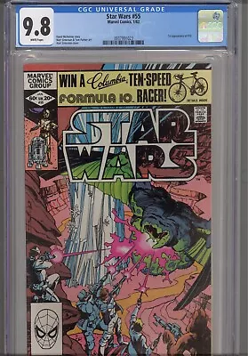 Buy Star Wars #55 CGC 9.8 1982 Marvel Comics 1st App Plif • 213.46£