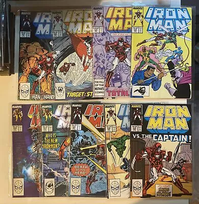 Buy Iron Man #224-232 (ALL NM SET) Complete Armor Wars 9-Comic Story LOT 1987 Marvel • 55.33£