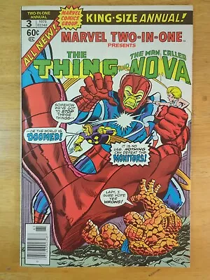 Buy Marvel Two-In-One Annual #3 - Marvel 1978 - The Thing/Nova - Wolfman/S. Buscema  • 6.83£