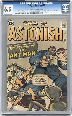 Buy Tales To Astonish #35 CGC 6.5 1962 1073380003 1st App. Ant-Man In Costume • 1,490.01£