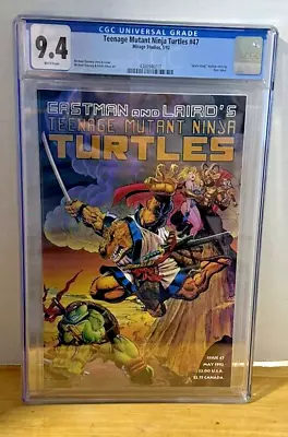 Buy Teenage Mutant Ninja Turtles 47 CGC 9.4 WHITE PGS  SPACE USAGI TMNT  MIRAGE 1992 • 87.94£
