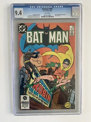 Buy BATMAN #368 (Jason Todd Becomes 2nd Robin) CGC 9.4 NM DC Comics 1984 WHITE PAGES • 71.96£