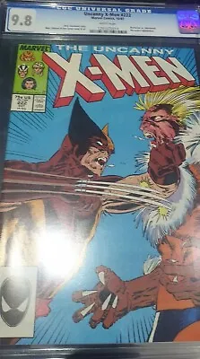 Buy The Uncanny X-men #222 CGC 9.8 White Pages   • 250£