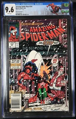 Buy Amazing Spider-Man # 314 (Marvel)1989 - CGC 9.6 WP Mark Jewelers - Custom Label  • 153.38£