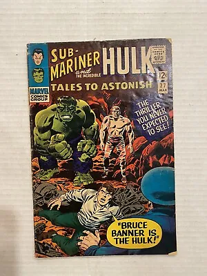Buy Tales To Astonish 77 1966 Marvel 1st App Behemoth Hulk/ Sub Mariner Jack Kirby • 20.89£