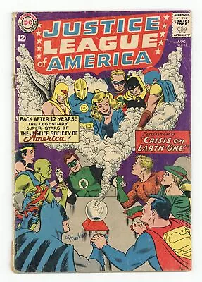 Buy Justice League Of America #21 GD- 1.8 1963 1st SA App. Hourman, Dr. Fate • 37.89£