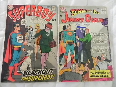 Buy Superboy #154 & Superman's Pal Jimmy Olsen #78 - DC 1964 Silver Age • 10.41£