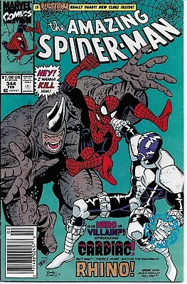 Buy Amazing Spider-Man #344 Marvel Comics (1963 1st Series) FN+ • 14.99£