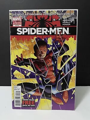 Buy Spider-Men #2 Peter Parker Miles Morales Bendis Marvel Spider-Verse MCU F • 6.37£