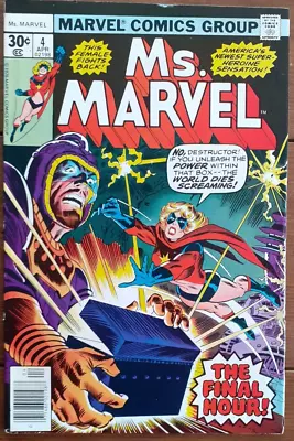 Buy Ms. Marvel #4, Marvel Comics, April 1977, Fn- • 5.99£