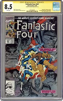 Buy Fantastic Four #347 Adams CGC 8.5 SS Arthur Adams 1990 2741086005 • 71.16£