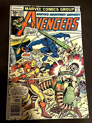 Buy The Avengers #163 1977 Marvel Comic Book - Very Good 4.0 • 1.98£
