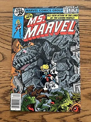 Buy Ms Marvel #21 (Marvel 1978) 1st App B'Ok & M'Dhar Lizard People! Claremont NM/VF • 7.87£